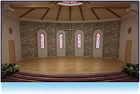 Classic Church Virtual Set